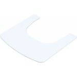 Tablette de repas et de jeu pour chaise haute syt blanc