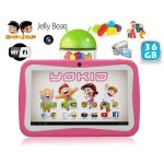Tablette tactile enfant yokid 7 pouces educative android 4. 1 rose 36go