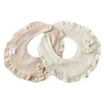 Tablier d'alimentation en coton pur pour bébé, bavoir en tissu, gant de toilette, mignon, nâ¿ud doux, ... Tablier d'alimentation en coton pur pour bébé, bavoir en tissu, gant de toilette, mignon, nâ¿ud doux, ...