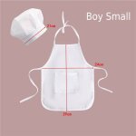 Tablier et chapeau de chef pour bb, 2 pices, vtements de photographie pour nouveau - n, accessoire ...