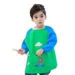 Tablier pour enfants filles et garons, pour peindre, cuisine, cuisson, nettoyage, a manches longues, ...
