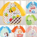 Tablier a manches longues pour bb garon fille tablier impermable a l'eau, bavoir bb dessin anim, ...