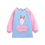 Tablier de peinture pour enfants, ensemble avec manches, avec poche avant, cuisine, cuisine, cuisson, ...