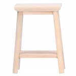 Tabouret de bonsai en bois de maison de poupe 1:12