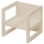 Tabouret evolutif enfant - roba - 3 hauteurs - style campagne - beige / cachemire
