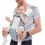 Tabouret porte - b�b� multifonction, si�ge de hanche pour b�b� de 0 a 48 mois, echarpe de taille, quatre ...