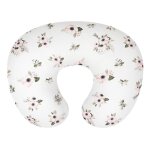 Taie d'oreiller d'allaitement hypoallergnique en coton avec fermeture eclair dissimule ¿ motifs floraux ...