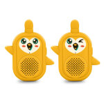 Talkie - walkie enfants metronic piou & piou - jaune rechargeable, port�e 1, 5 km
