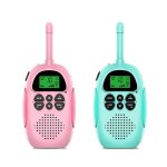 Talkie - walkie portable avec ecran lcd, 2 pices, emetteur - rcepteur portatif pour enfants, jouets ...