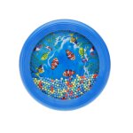 Tambour a billes en plastique pour enfants, jouet educatif, avec son de mer doux