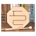 Tambour en bois pour enfants, jouets educatifs, tambour, instruments de musique, cadeau pour b�b�s, nouvelle ...