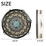 Tambour a cloche en acier inoxydable de style dunhuang, tambourin de 8 pouces, persch, instruments de ... Tambour a cloche en acier inoxydable de style dunhuang, tambourin de 8 pouces, persch, instruments de ...