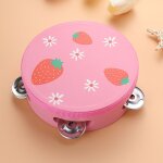 Tambour a main en bois pour enfants, persch, jouet musical, jouets pour ktv party, jeux harvey, 15cm ... Tambour a main en bois pour enfants, persch, jouet musical, jouets pour ktv party, jeux harvey, 15cm ...