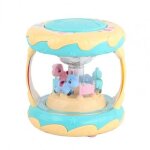 Tambour a main pour enfants, jouet portable mignon, projection 3d, l�ger, jouet educatif, instrument ...