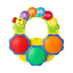 Tambours musicaux, instrument de musique pour enfants, jouets pour b�b�s, cadeaux pour b�b�s de 6 a 12 ...