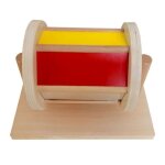 Tambour textile en bois pour enfants, jouets educatifs portables, pour am�liorer l'intelligence