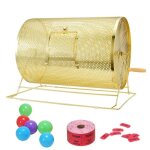 Tambour de tombola - duoku - 14, 8 x 21, 26 pouces - peut contenir 10000 billets ou 300 balles de ping ...