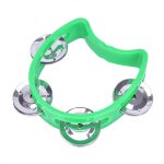 Tambourin a main musical en plastique, cloches en mtal, hochet, persch pour ktv party, jouet de jeu ...