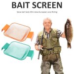 Tamis de pche pour carpe, 3 / 4mm, filet d'appt, outils de filtration, filtre a sable, maille en fer, ...