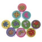 Tampons en caoutchouc encreurs pour enfants, dessins anim�s amusants, scrapbooking, artisanat mignon ...