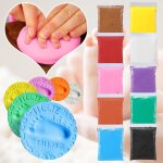 Tampon a encre anti - stress pour enfants, empreinte de main et de pied, soins pour bébés, empreintes ... Tampon a encre anti - stress pour enfants, empreinte de main et de pied, soins pour bébés, empreintes ...