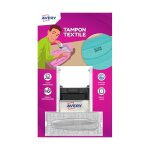 Tampon textile rsistant au lavage - blanc