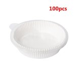 Tapis antiadh�sif jetable pour friteuse a air, 100 / 30 pi�ces, rev�tement rond en papier pour cuisson ...