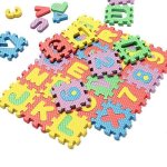 Tapis d'apprentissage en mousse eva pour enfants, jouet interactif pour l'int�rieur, jeu de maths, alphabet ...