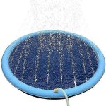 Tapis d'arrosage gonflable pour animaux de compagnie, 150 x 150 cm, pour piscine, baignoire Tapis d'arrosage gonflable pour animaux de compagnie, 150 x 150 cm, pour piscine, baignoire