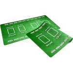 Tapis en caoutchouc pour les jeux de cartes compatibles avec le texas hold'em 61x35 cm