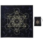 Tapis de carte de jeu de socit dastrologie astrologie de velours carr astrolabe divination avec ...