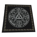 Tapis de cartes de jeux de socit, nappe de tarot, rune, divination, autel, couverture de table