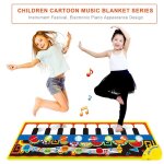 Tapis de danse amusant pour enfants de 1 a 8 ans, tapis de piano avec 19 claviers, haut - parleur intgr ...