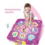 Tapis de danse pour enfants de 3 a 8 ans, tapis de danse musical avec affichage led, cr�ation de chansons ...