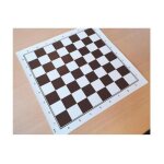 Tapis d'�checs - mod�le ts50m - vinyle souple - taille 5 - marron