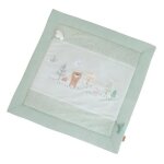 Tapis d'�veil 100x100 cm - roba - woodland buddies - 100% coton - vert pastel - th�me for�t