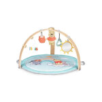 Tapis d'�veil bright starts winnie the pooh r�versible avec arche en bois et 5 jouets