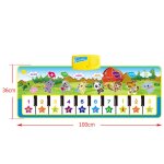 Tapis d'veil musical, 4 modes avec voix d'animaux, pour enfant, instrument de musique, jouets educatifs ...