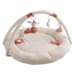Tapis d'veil rond en bouclette coton bio