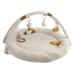 Tapis d'éveil rond en bouclette coton bio Tapis d'éveil rond en bouclette coton bio