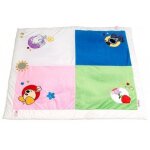 Tapis d eveil woezel pip 85 x 100 cm - pour parc et jeu - jouet bebe - tapis lavable
