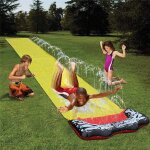 Tapis de glisse a eau gonflable sports nautiques toboggans aquatiques toboggans aquatiques 480x70cm