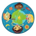 Disney - tapis chambre enfants imprimé les petits einsteins rond diamètre 100 cm bleu Disney - tapis chambre enfants imprimé les petits einsteins rond diamètre 100 cm bleu