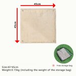 Tapis isolant ignifuge en tissu ignifuge pour camping, couverture enduit de verre, coussin d'isolation ...