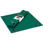 Tapis de jeu de cartes en feutre vert 50 x 50 cm fabriqué en france Tapis de jeu de cartes en feutre vert 50 x 50 cm fabriqué en france