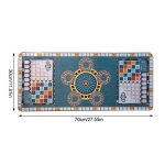 Tapis de jeu de cartes de poker azuling, coussin en caoutchouc lisse, propre et sr pour jeu de socit ...