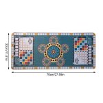 Tapis de jeu de cartes de poker azuling, coussin en caoutchouc lisse, propre et s�r pour jeu de soci�t� ...