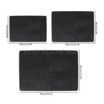 Tapis de jeu de cartes de poker professionnel, 3 tailles, noir, tours de magie, accessoires de magicien, ...