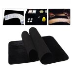 Tapis de jeu de cartes de poker professionnel, 40x30cm, noir, tours de magie, accessoires de magicien, ...