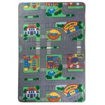 Tapis de jeu circuit petites voitures 100x150cm